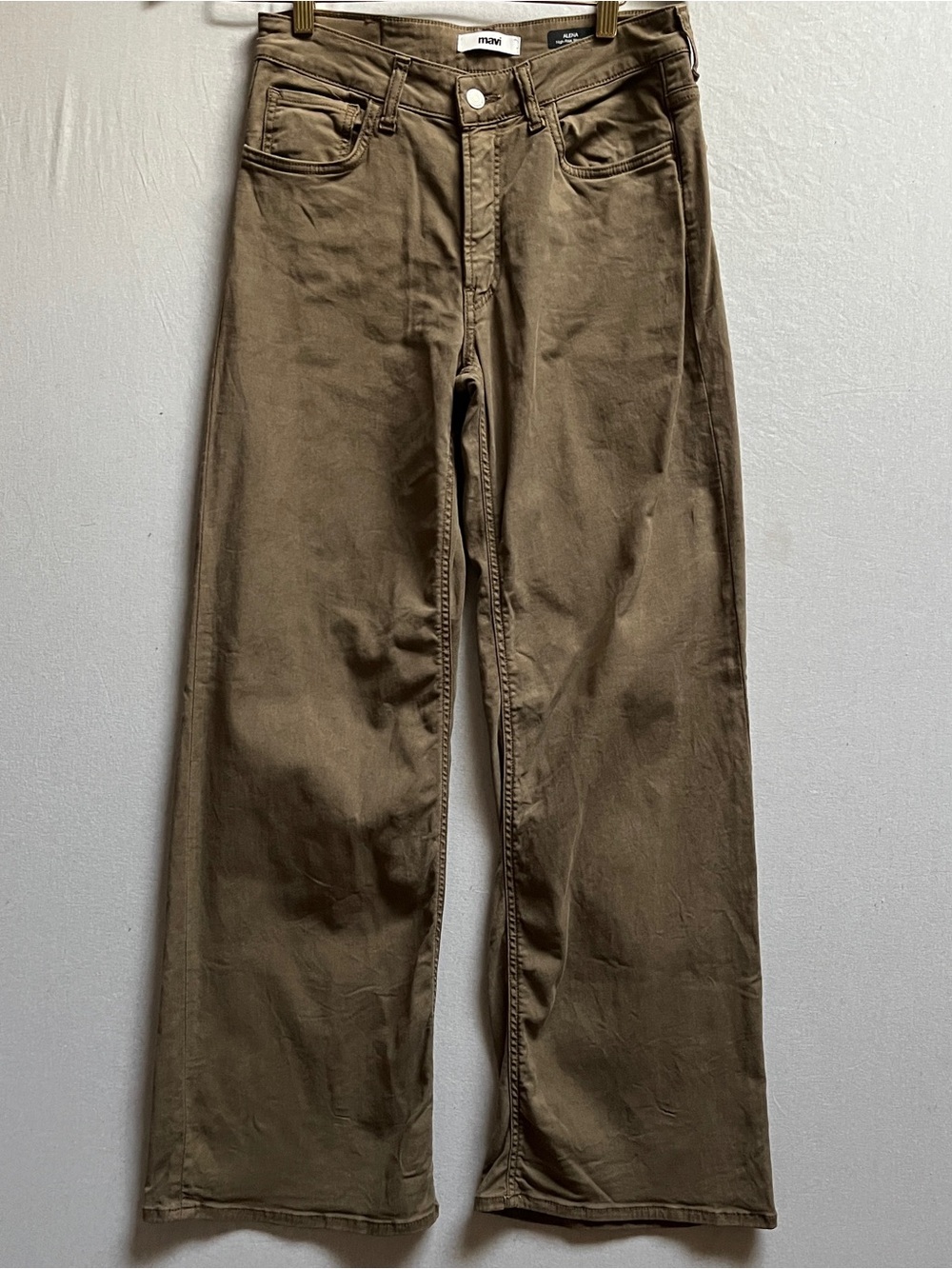 Mavi Alena High Rise Straight Leg Pants Jeans 27